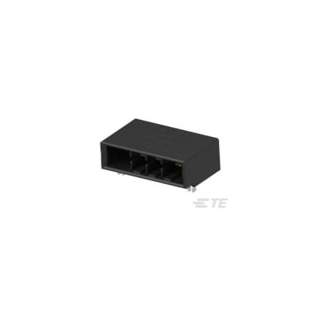Te Connectivity Connector, Black, Glass-Filled Polyester Insulation, 600 V AC/DC, 24 A 1-1903328-4